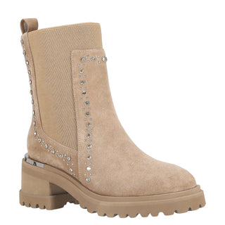 Botín con Tacón Api251180 Piel Beige