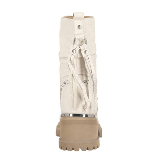 Botín con Tacón Api251184 Piel Beige