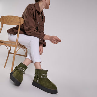 Botín Api251434 Piel Khaki