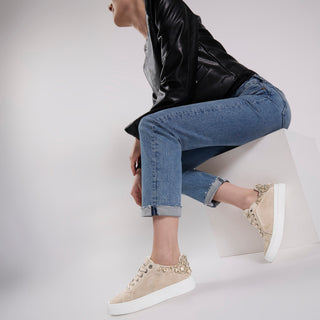 Tenis Api251554 Piel Beige